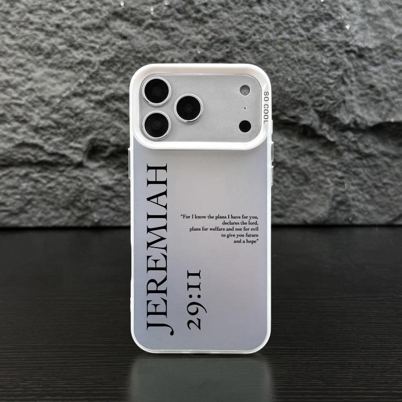 Jeremiah 29:11 IMD Laser Crafted Phone Case, amilitary grade Christ phone case that is resistantto drops and scratches, suitable for iPhone 17 Air16 15 14 Plus 13 12 11 Pro Max Plus XR XSSamsung Galaxy S26 S25 S24 S23 S22 S21-ZQ110  O5