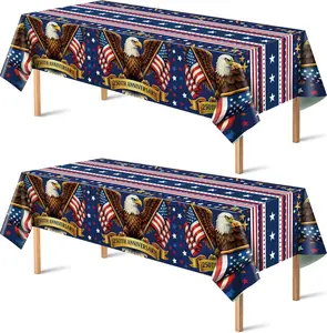 1pack,250th Anniversary American Flag Tablecloth for 4th of July Decorations| 250 Anniversary USA Merchandise| Patriotic 1776-2026 Fourth of July Accessories for Home Outdoor Outside,