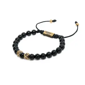 Black Onyx X Gold Aventus Bracelet