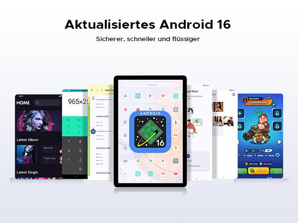 Tab G6+ 11" FHD+ Tablet, Android 16, T7280 Processor, 8000mAh Battery, Big Screen for Work & Entertainment