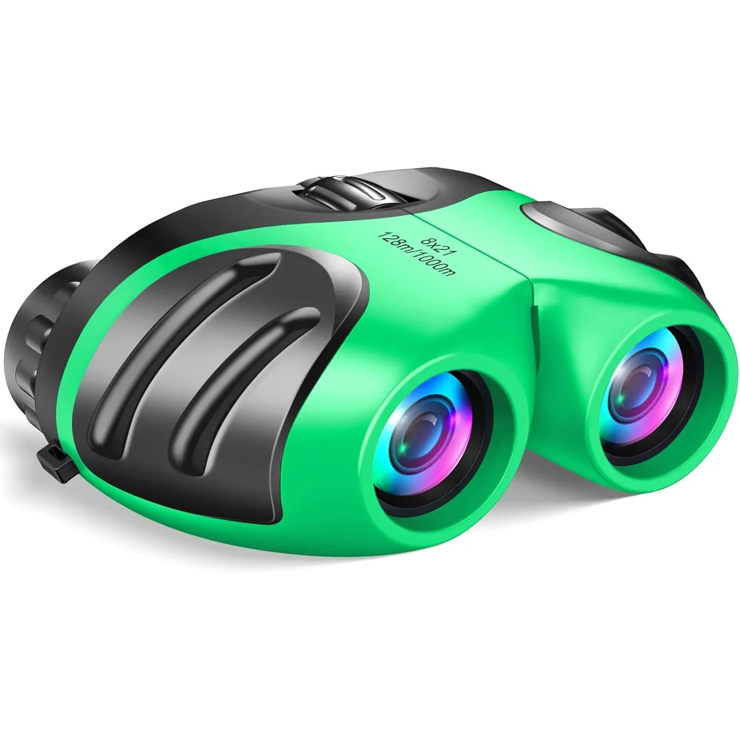 X-BCT03 Kids' Binoculars, 8x Compact High-Resolution Shockproof Eye Protection Binoculars for Animals & Nature Observation, Boat Rides