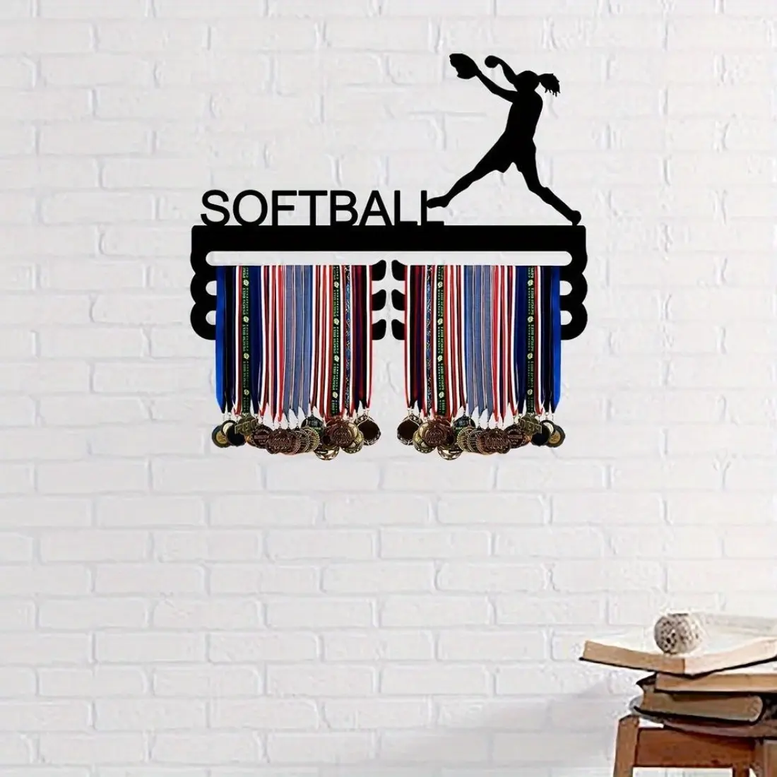 1pc Medal Holder, Metal Men's And Women's Softball Equestrian Kayak Volleyball Table Tennis Sports Medals Hanger Ribbon Display elegance to your home during the holiday season.