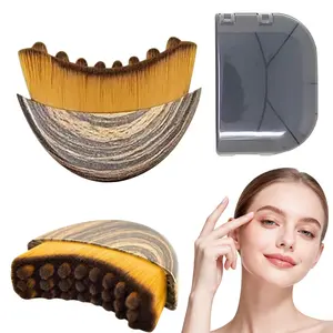 Air-Silhouette Massage Comb - Ultra-soft bristles gently adhere to the skin, with an ergonomic curved design that naturally conforms to facial and jawline contours. The gentle massage helps relax muscle tension, making it suitable for daily use.