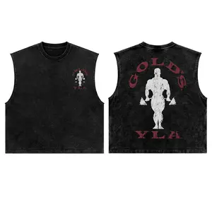 YLA Gold's Gym Tank, Workout Tank, Men's Sport Outfit, Gym Men's Top, Training Tank, Gym Apparel, Gym Workout Men