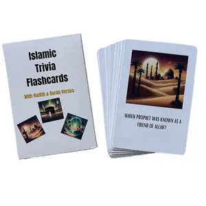 Islamic Trivia Cards with Hadith & Quran Verses, Islamic Game Card, Islamic quiz game, Muslim Trivia, Muslim Gift, Islamic Gift, 2026 Ramadan and Eid gift, Ramadan Decor
