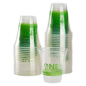 Karat Earth 12oz PLA Eco-Friendly Cups (98mm), Generic Print  - 1,000 pcs