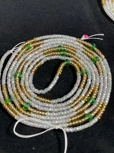 Chest-Chakra-One 2strand tie on Waistbeads.