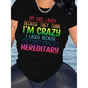 Plus Size Women's Casual Short Sleeve T Shirt