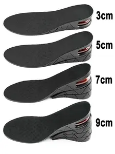 Adjustable Height Increase Insoles 3-9cm Air Cushion Shock Absorbing Shoe Lifts for Men & Women 3cm 5cm 7cm 9cm Options