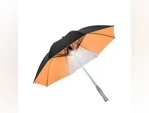 Waterproof Portable Umbrella with Fan and Cool Mist Sprayer for Outdoor Protection