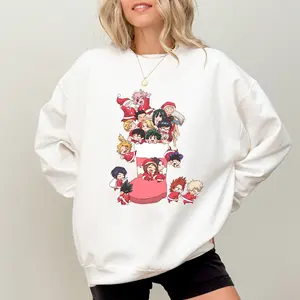 My Heroes Academiaa Christmas SweatShirt, MHA Christmas Tee, Gift For Fan, For Men, For Women, Streetwear