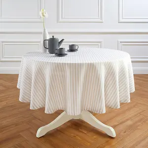 Amalfi Stripe Round Tablecloth