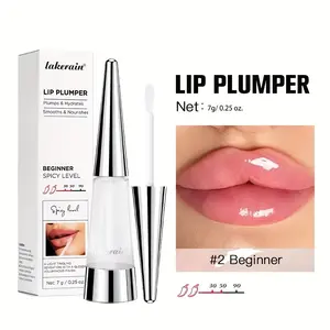 Plump and full lip oil - hydrated and glossy pout, not dry, not sticky, long-lasting moisturizing and nourishing, easy to use, glossy moisturizing lip makeup, glossy lipstick, moisturizing lip oil, suitable for all skin types
