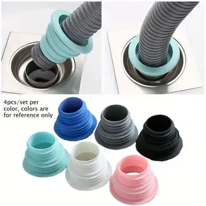 Sealing rings for sewer odor prevention, sealing plugs for washing machine drainage, sealing plugs for kitchen covers (suitable for sinks), essential household items