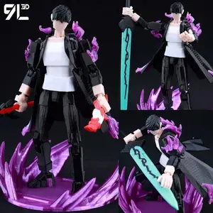 9L 3D Printed Solo Leveling Sung Jin-Woo Lucky T13 Dummy 13 Movable Shapeshift Action Figures Mannequin Toys For Fans Gifts