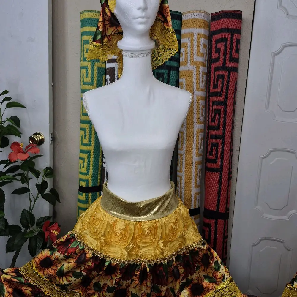 Ochun 2-Piece Skirt and Hat Set