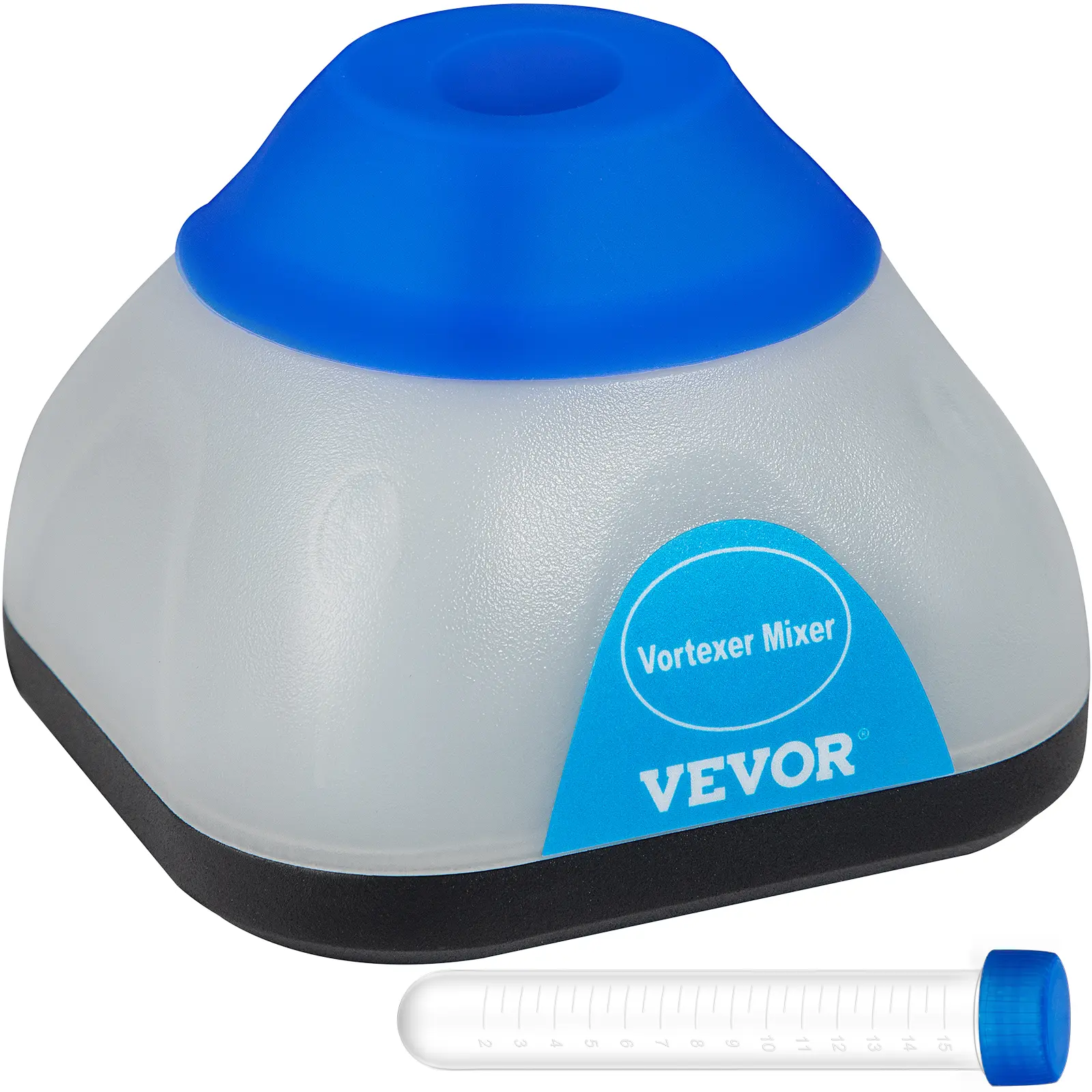 【summerfinds】VEVOR Vortex Mixer, 3000rpm Mini Vortex Mixer Shaker, Touch Function Scientific Lab Vortex Shaker, Mix Up to 50ml, 6mm Orbital Diameter for Test Tube, Tattoo Ink, Nail Polish, Eyelash Adhesives, Paint