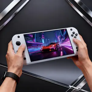 The retro-style portable arcade game console G90 features 64GB/128GB of memory, a 7.0-inch IPS HD screen, and comes pre-loaded with a variety of classic games.