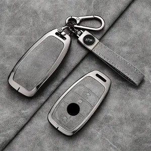 1 Premium Zinc Alloy Key Shell, for Mercedes-Benz C E S W206 W223 C200L GLC260L E300L GLB EQE CLA GLE GLK AMG A B Class Car Key Protector