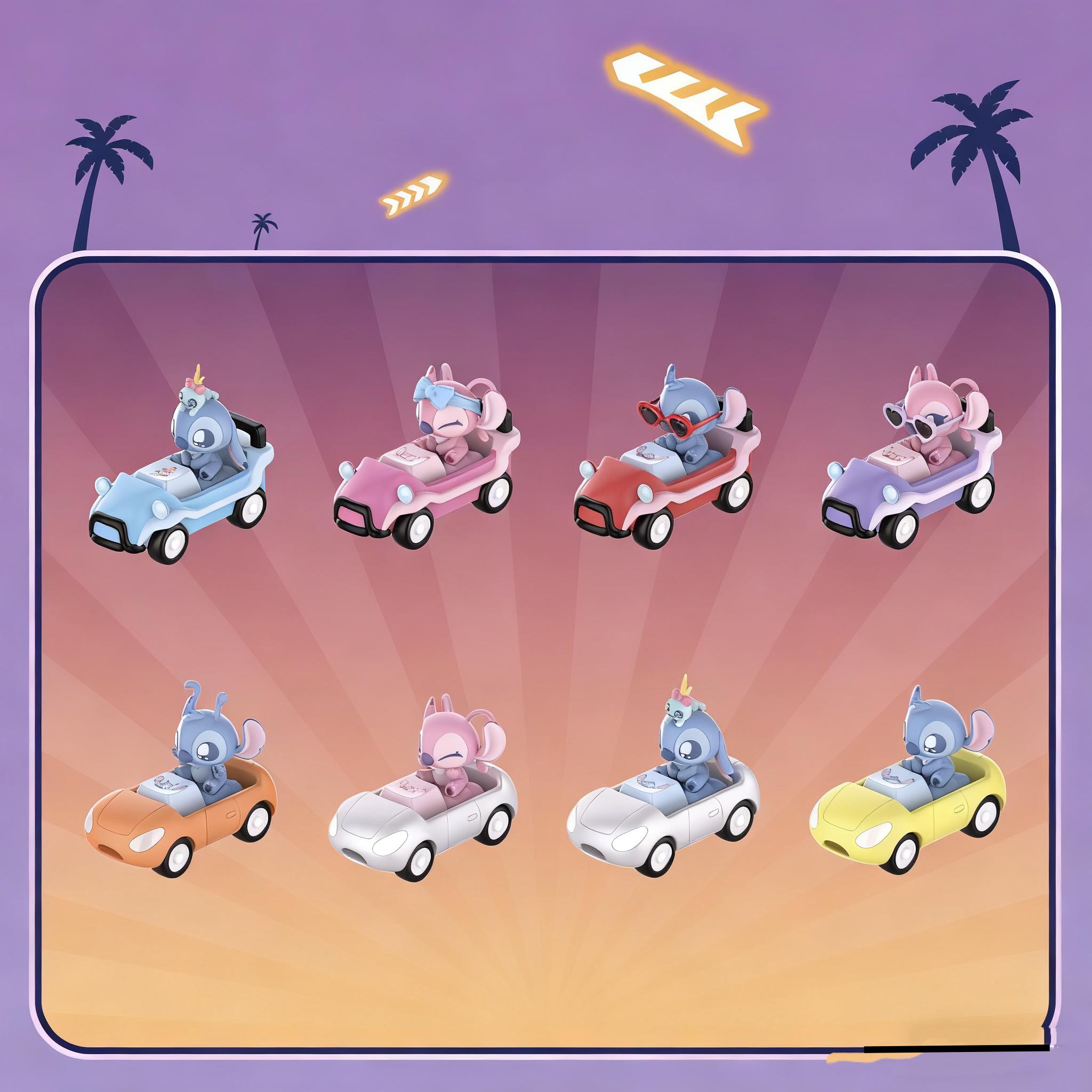 Disney Stitch Confession Highway Keycap Blind Box – Cute Cartoon IP Keycaps with Romantic Theme, Surprise Collectibles for Keyboard Lovers | Holiday,