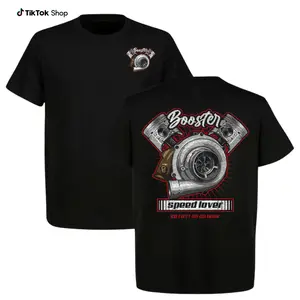 Booster Turbo Graphic T Shirt, Speed Lover Racing Tee, JDM Streetwear Shirt, Unisex for Men for Women, Menswear, 100% Cotton