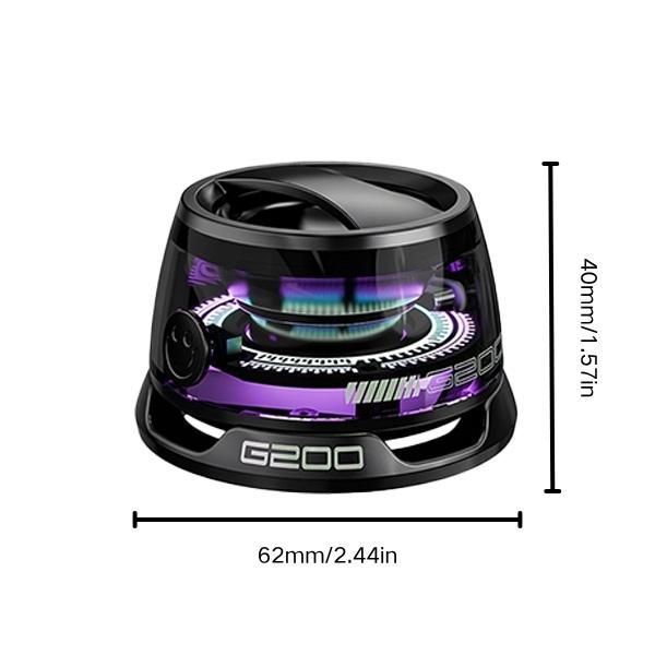 G200 Magnetic Mini Bluetooth Speaker, Mini LEDShower Speaker, Rechargeable Wireless Speaker,TWS Stereo Sound Speaker for Outdoor Cycling& Gaming