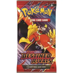 Pokémon Trading Card Game - Scarlet & Violet 10 Destined Rivals Booster Pack with 10 Cards for Collectors and Trainers