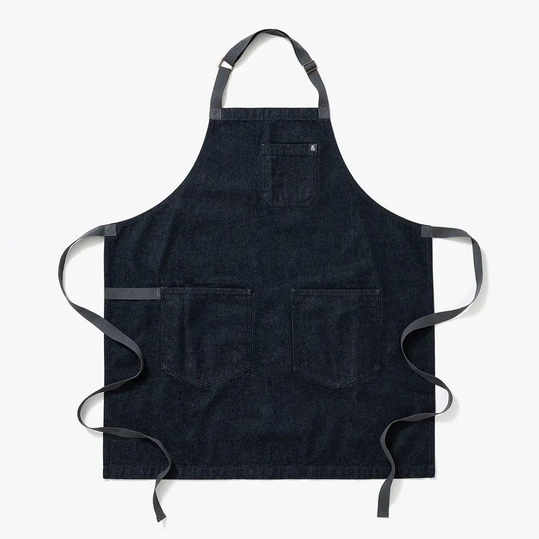 Jack Navy Denim Apron - Essential Jack Navy Denim Apron - Essential