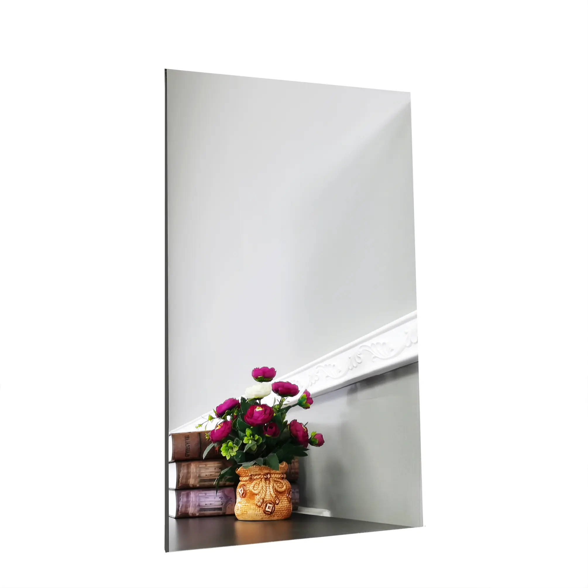 FixtureDisplays® 16X20 20X16 inches Rectangular Acrylic Mirror Plastic Shatter Proof Bath Nursery Kids Safety Mirror
