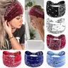 Headbands for Women, 6-Pack Wide Boho Turban Headbands, Soft Stretch Non-Slip Hair Wraps, Solid Color, Paisley, Polka Dot, Floral, African Print & Leopard Print Styles, Retro Fashion Hair Accessories for Daily Wear