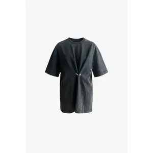 Pierced Vintage T-Shirt - Charcoal Grey