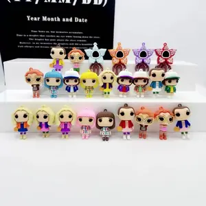 24-Piece Stranger Things Cartoon Figure Set, Fun Carnivorous Plant Statue, Collectible Office & Room Decor, Unique Gaming Accessory