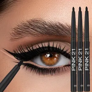 3Pcs Waterproof Eyeliner Gel Pens for Sensitive SkinT-Long-Lasting, Smudge-Proof & Quick-Dry Matte Finish, Easy Controlfor Beginners, Perfect for Daily Wear & Stage Makeup, Eyeliner for Waterline