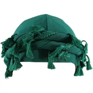 Exquisite Ethnic Turban with Tassel - Traditional Durag Head Wrap for Men, Comfortable Elastic Fit, Ideal for Outdoor Adventures and Cultural Events