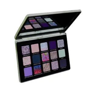 Sapphire Selene Pressed Pigment Palette - 15 Intense Shades + Magnetic Removable Pans Sapphire Selene Pressed Pigment Palette - 15 Intense Shades + Magnetic Removable Pans