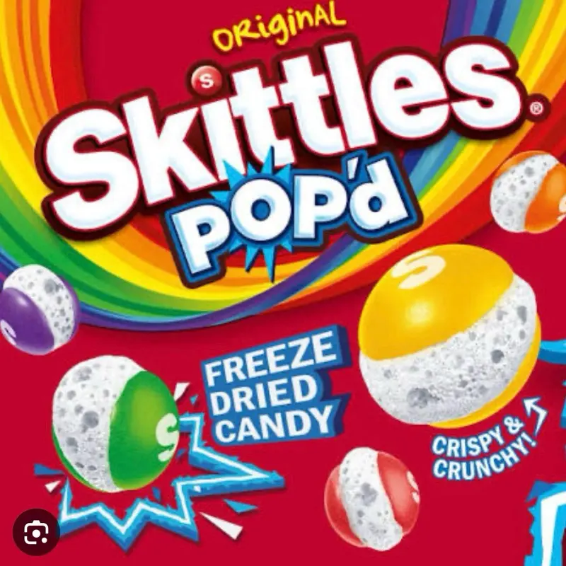 Skittles 5.5oz Candy Assortment - Fruit Flavored Candy, Crunchy & Crispy Freeze-Dried Treat, Ideal for Snack Ideas, Party Snacks