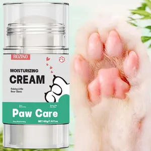 Pet Paw Moisturizing Cream,  1 Count Natural Gentle Formula Pet Paw Care Cream, Pet Claw Care Product for Dry Cracked Paws, Dog & Cat Grooming Supplies