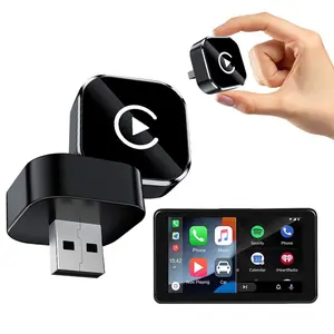 Mini Wireless Apple CarPlay Adapter, for both Apple and Android,converts wired to wireless, suitable for factory wired CarPlay cars from 2016+