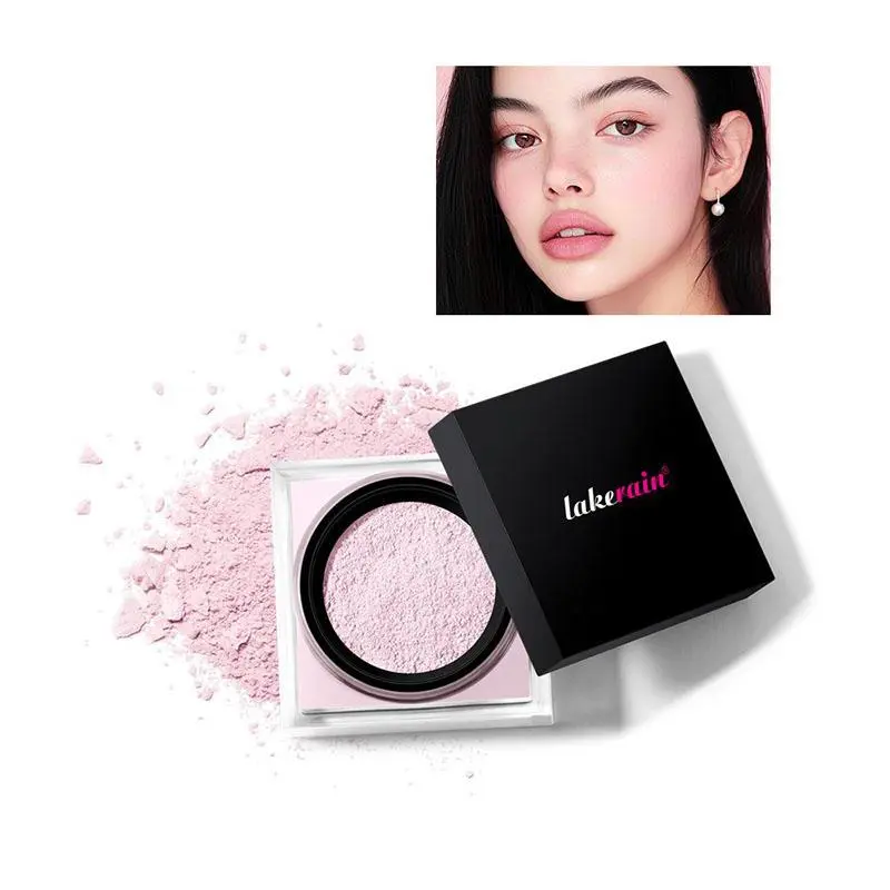 Long Lasting Makeup Setting Powder, 4 Color Oil Control Matte Powder, Smooths Skin & Completes Makeup, Suitable for Women & Girls, Cosmetic