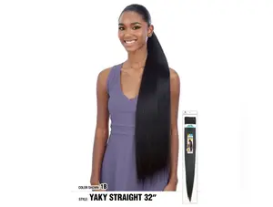 Wrap-Around Ponytail - Organique Pony Pro - Yaky Straight 32"