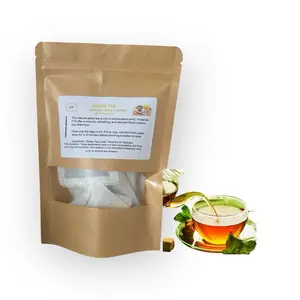 Green Tea 100% Natural - Pure and Authentic Green Tea Product as Shown Beverage