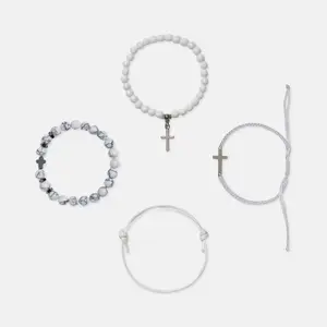 CROSS BRACELET 4-PACK