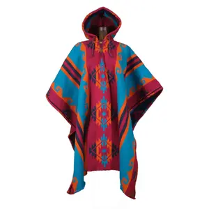 Premium Ecuadorian Wool Poncho | Handwoven & Cozy + Tote Bag Included