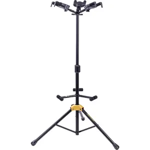 Hercules Auto Grip Triple Guitar Stand w/Foldable Backrest (GS432BPLUS)