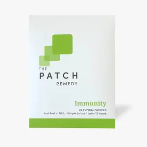 The Patch Remedy Immunity | 30 Immune-Boosting Patches for Wellness & Defense | Zinc, Vitamin C, Echinacea & Ginkgo Biloba