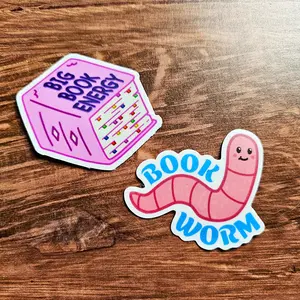 Bookish Stickers - Vinyl Design for Book Lovers