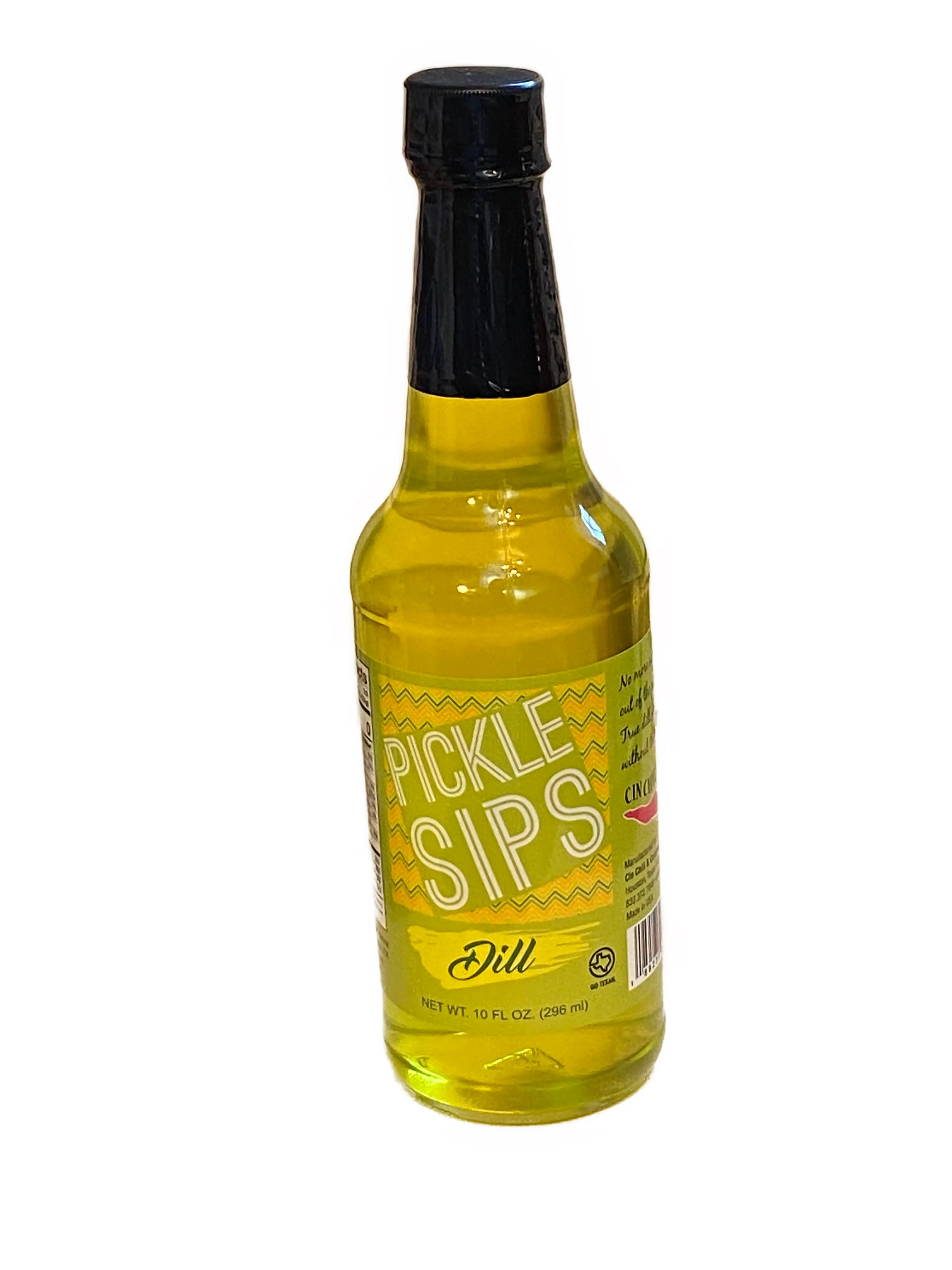 Pickle Sips™ - Dill Salt Natural Flavor 10 oz Bottle of Dill Pickle Juice with No Pickles Included