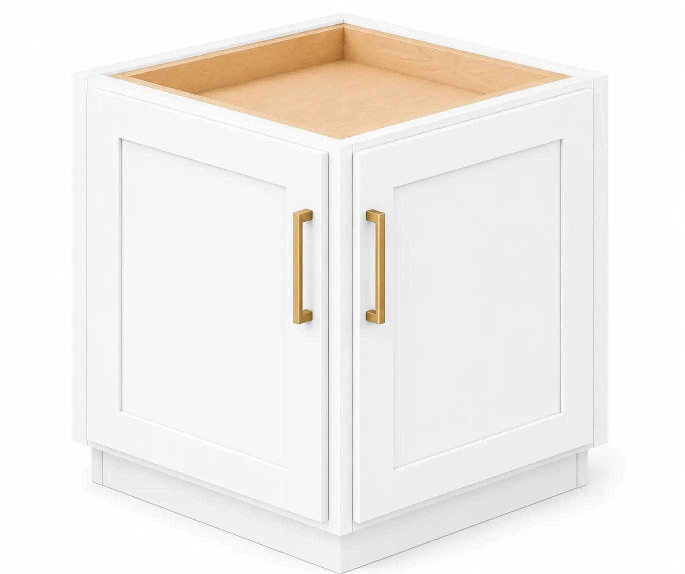 BEC24 | Base End Cabinet | 24"W x 34-1/2"H x 24"D | 2 Doors | Launch Cabinet Collection