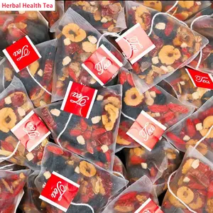 Kidney Tea Formula Ginseng six Treasure Tea Combination -  Organic Fruit Natural Herbal Ingredients for Kidney Traditional Beverage