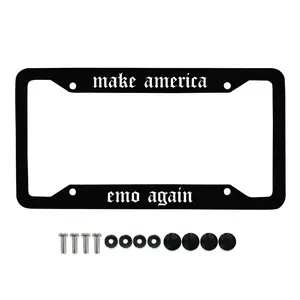 Make America Emo Again License Frame (Set of 2) | Funny Goth Emo Car Accessories